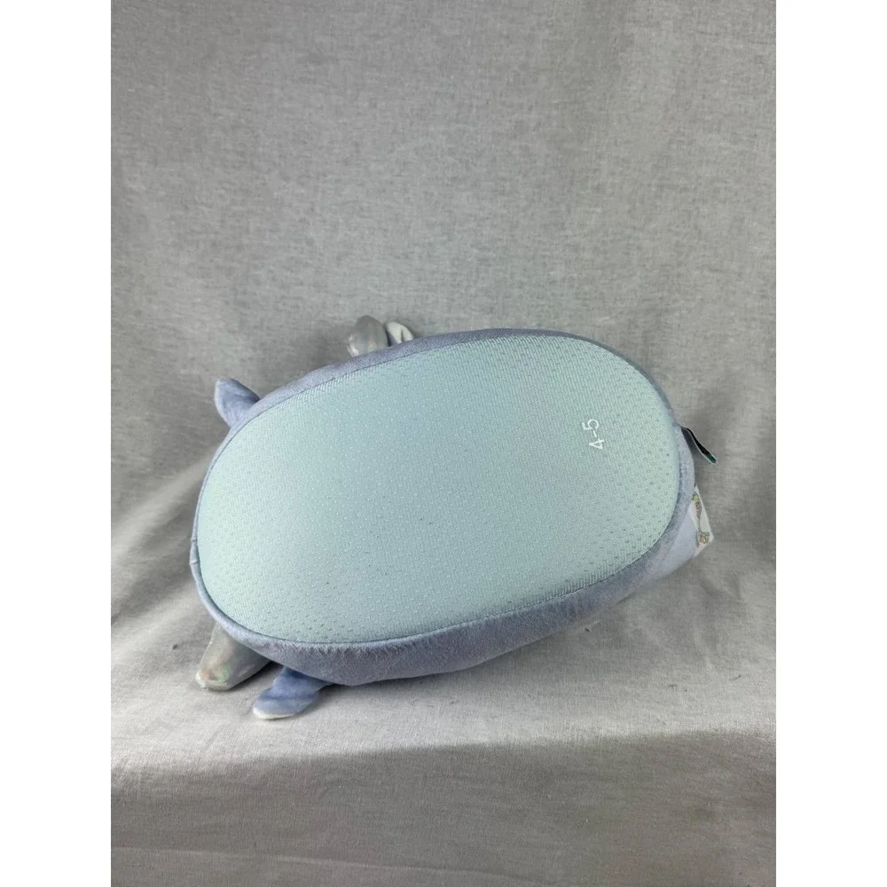 Squishmallows Blue Deer Plush Slippers Kids Size 4/5 Holiday‎ Snowflake New